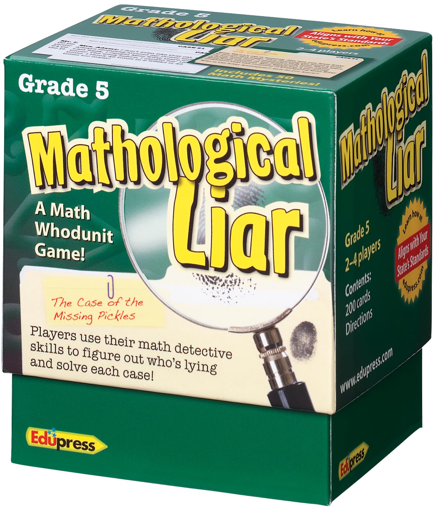 その他 Edupress EP-3398 Mathological Liar Gr 5 Amazon.com: Edupress Mathological Liar Game, Grade 5